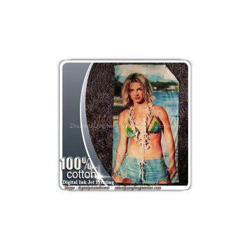 2015 hot sales printed beach towel