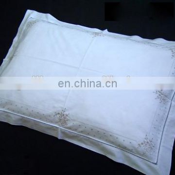 pillowcase with hemstitch ,embrdoiery