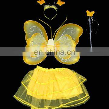 factory cheap yellow butterfly wings wholesale