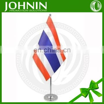 wholesale cheap polyester printed national desk table thailand flags