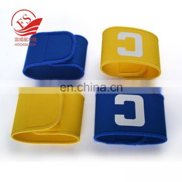 Heavy duty personalised embroidery with customized soccer captain arm band