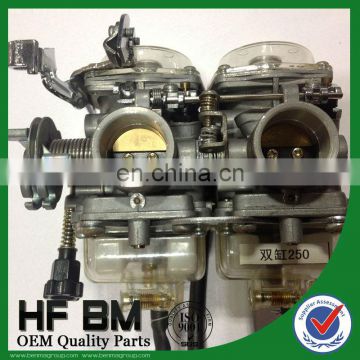 High Quality CBT250 Motorcycle Carburator, High Quality 250cc Carburetor Two Cylinders for Motorcycle 250cc Parts