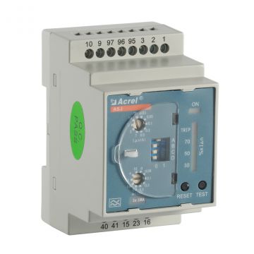 Acrel New design ASJ10-LD1A earth leakage relay 10ma for wholesales