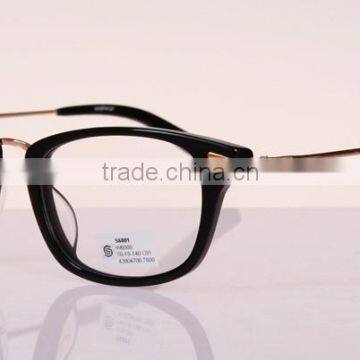 Acetate optical frame with metal mixed in high level quality, CE/FDA