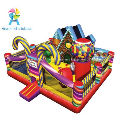 AX-IC-21008 Inflatable candy castle carnival bounce jumping castle