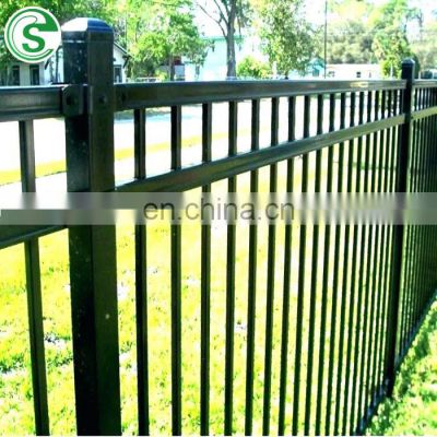 Wholesale powder coated Iron Fence High Quality Cheap Wrought Iron Fence Panel Iron Mesh Fence