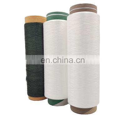 Grade AA Polyester yarn factory raw supply yarn bulk 150d/36f polyester dty yarn