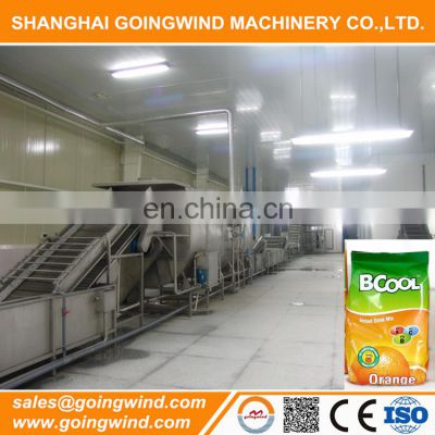 Automatic instant drink powder production line drinks powder making machine good price for sale