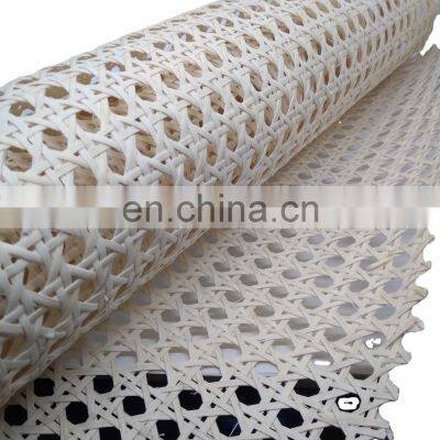 Rattan Cane Webbing Roll Natural Mesh Furniture Bleached Square Woven Rattan Cane Webbing