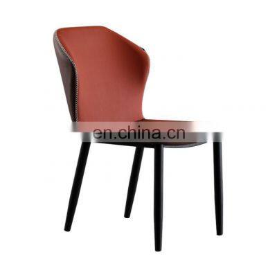 Nordic Restaurant Modern Upholstery Fabric Leather Dining Chairs for Sale