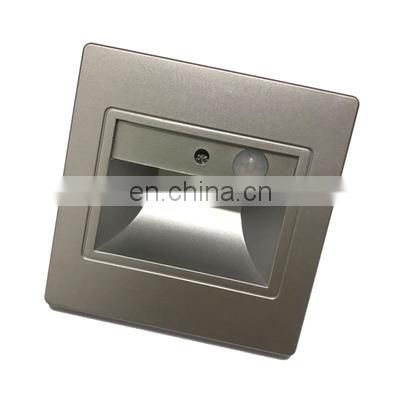 6W SMD Aluminium Body PC Cover IP65 Waterproof Corner Staircase LED Outdoor Step LED Wall Light
