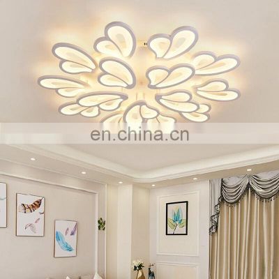 Acrylic White Square Decorative Residential Bedroom Villa Study Dining Room Coffee Bar LED Ceiling Light