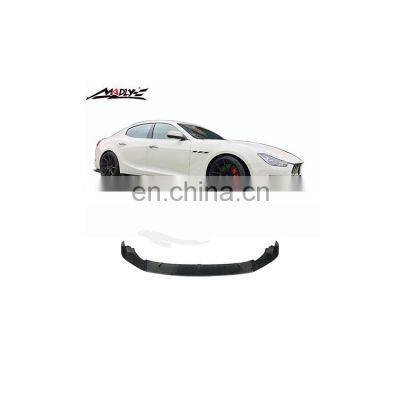 Body kits for 2018 Maserati Ghibli Front Lip for Maserati Ghibli Side skirts for Ghibli Rear Diffuser Carbon Fiber Material