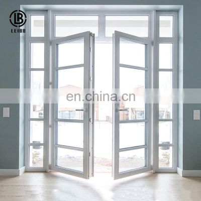 Hot Sale Interior Office Plastic Frame Covering Cheap China French Exterior Pvc Casement Glass Door