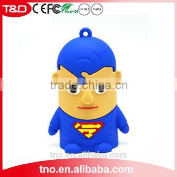 Superman portable usb power bank 5200mAh mobile phone charger