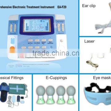 professional ultrasound therapy equipment with tens,laser EA-F29