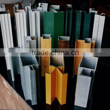 Anodized/ wooden grain/ Powder coat Aluminum Profile for Window and door                        
                                                Quality Choice