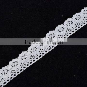 Ivory crochet 100% cotton lace trim