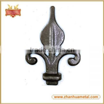 Garden wrought iron gate spear point for fence