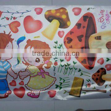 beautiful printed adhesive wall stickers paper label