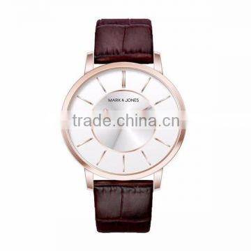 2016 Brown Watch Band Big Dial Business Watches