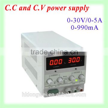 0-30V/0-5A (mA: 0-990mA )dc power supply continuously adjustable linear DC voltage regulator power supply with high stability
