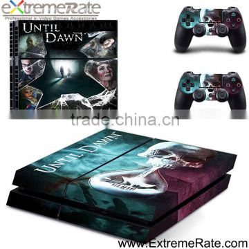 Wholesale custom 3m Vinyl Skin For PS4 Playstation 4 Console Skins Until Dawn, Protective Decal Skin Sticker For PS4 Controller