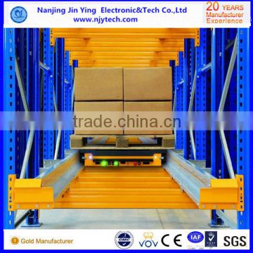 Nanjing Jinying high quality radio shuttle racking/storage shelf/pallet racking