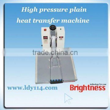 CE approvaled high pressure plain heat printing machine for sale