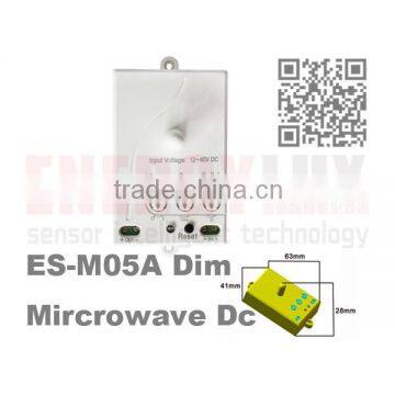 ES-M05A Dimmable DC microwave motion Sensor micro sensor switch for wall