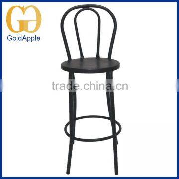 Factory Hot selling High back Metal bar chair stackable chair