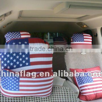 Fashion car custom USA 10x14"/14"x14"/16x16"Jacquard , Appliqued ,Sublimated cushion