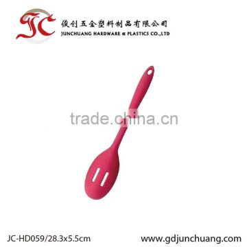 Silicone slotted spoon