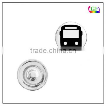 Alloy customized silver charms signs of the Bus charms