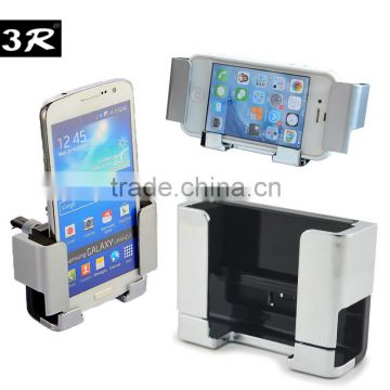 Cell phone stand clip and air vent car holder