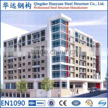 Low Cost Prefabricated Steel Frame Hotel Building