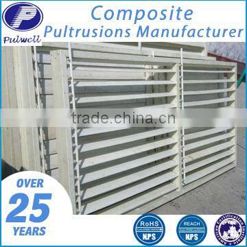 Corrosion-resistant louver, FRP louver, FRP louver window