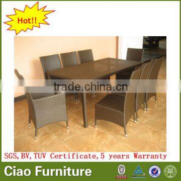 outdoor garden dining furniture restaurant table and chairs set