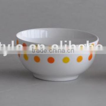 4.5"porcelain rice bowl with lovely decal
