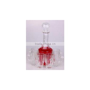 Hot Summer Glass Wine Bottle Set Of Lower Price And Vivid Impression