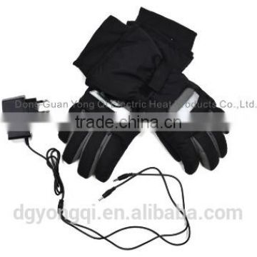 Good quality Heated gloves powered by 7.4V li-ion rechargable battery for Skiing