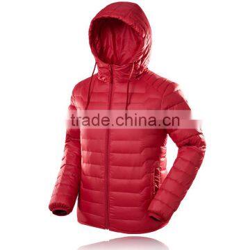 OEM service fashion lady pu leather jacket red outdoor winter clothes blazer