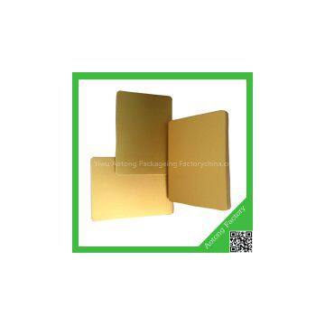 Wholesale rectangle shape golden paper plate