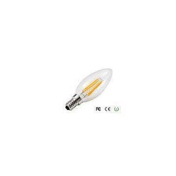 Commercial E12S 4 W LED Filament Candle Bulb With CE / Rohs / UL Certified