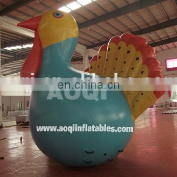 New design sealed inflatable peacock model for sale