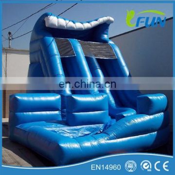 blue inflatable slide / giant inflatable sldie / inflatable water slide for kids or adults