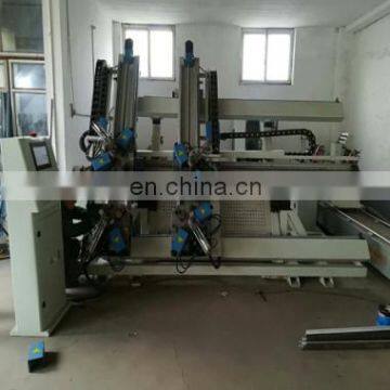 Aluminum door & window corner crimping equipment