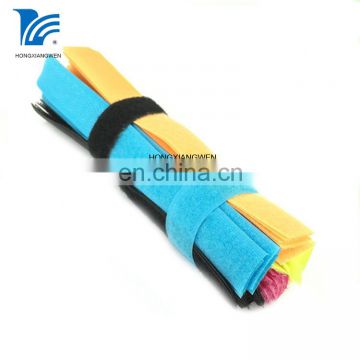 Cable Ties with Wire Cord and Reusable Hook Loop Antiskid