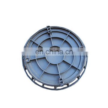 EN124 ductile cast iron round manhole cover with frame