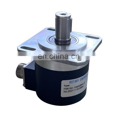 High reliability incremental rotary encoder F58 3600-7500 P/R solid shaft encoder